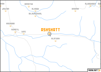 map of Ash Shaţţ