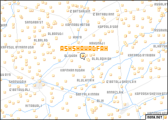 map of Ash Shawādfah