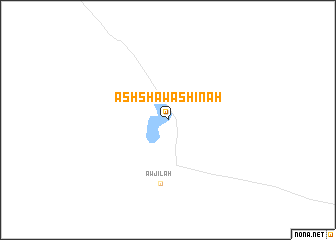 map of Ash Shawāshinah