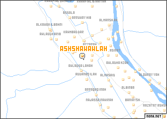 map of Ash Shawāwlah