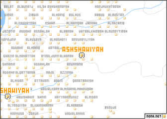 map of Ash Shāwiyah