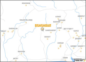 map of Ash Shawr