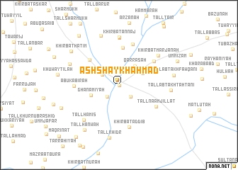 map of Ash Shaykh Aḩmad