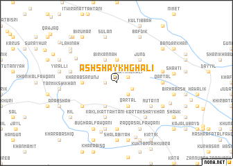 map of Ash Shaykh Ghālī