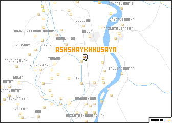 map of Ash Shaykh Ḩusayn