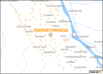 map of Ash Shaykh Mas‘ūd