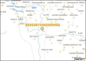 map of Ash Shaykh Muḩammad