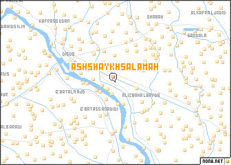 map of Ash Shaykh Salāmah