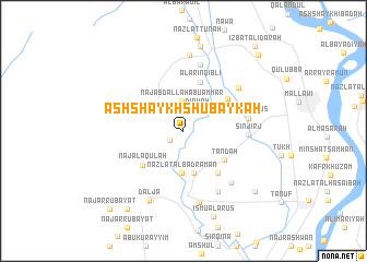 map of Ash Shaykh Shubaykah