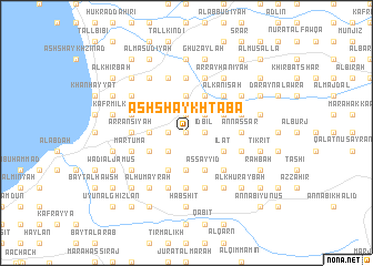 map of Ash Shaykh Ţābā