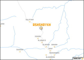 map of Ash Shaykh