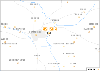 map of Ashsha