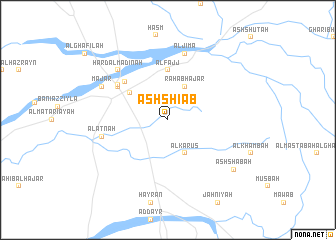 map of Ash Shi‘āb