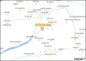 map of Ash Shi‘āb