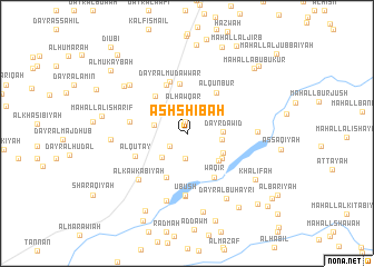 map of Ash Shi‘bah