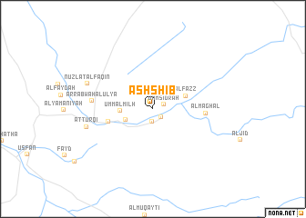 map of Ash Shi‘b