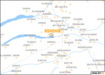 map of Ash Shi‘b