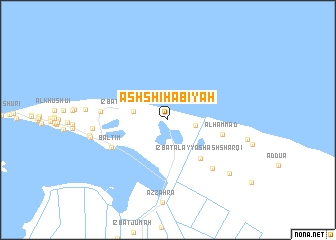 map of Ash Shihābīyah