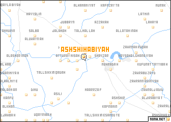 map of Ash Shihābīyah