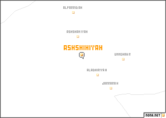 map of Ash Shīḩīyah