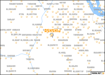 map of Ash Shij