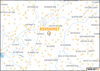 map of Ash Shimūt