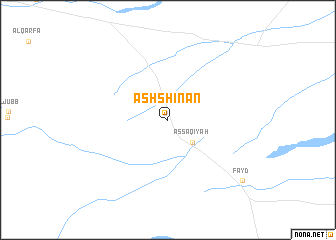 map of Ash Shinān