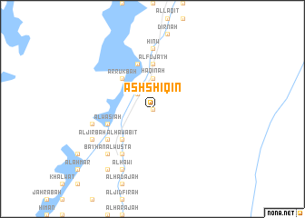map of Ash Shiqin