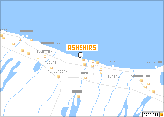 map of Ash Shirş