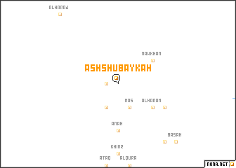 map of Ash Shubaykah