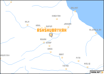 map of Ash Shubaykah