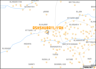 map of Ash Shubaylīyah