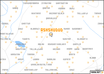 map of Ash Shudūd