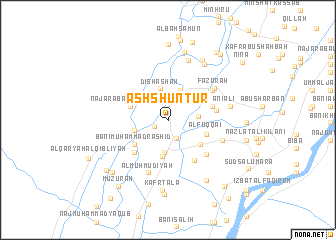 map of Ash Shunţūr