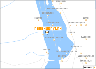 map of Ash Shuqaylah