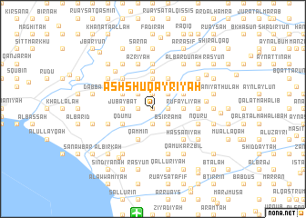 map of Ash Shuqayrīyah