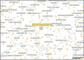 map of Ash Shurafā