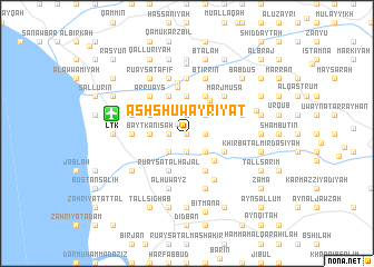 map of Ash Shuwayrīyāt