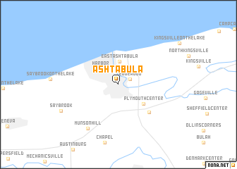 map of Ashtabula