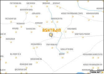 map of Ashtajīn