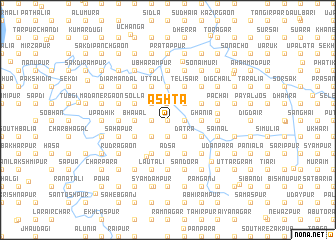 map of Āshta