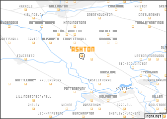 map of Ashton