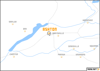 map of Ashton