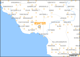 map of Ashton