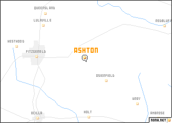 map of Ashton