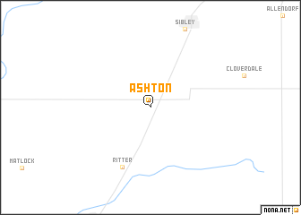 map of Ashton