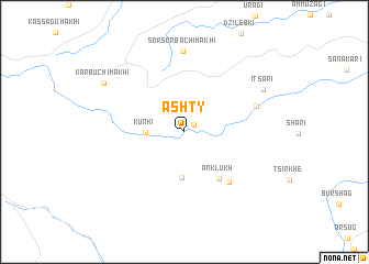 map of Ashty