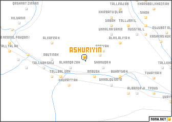 map of Ashūrīyīn