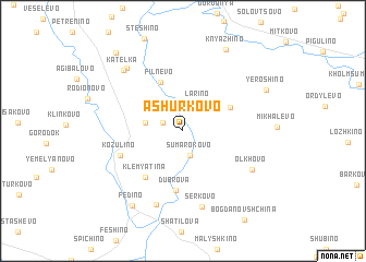 map of Ashurkovo