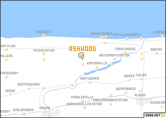 map of Ashwood